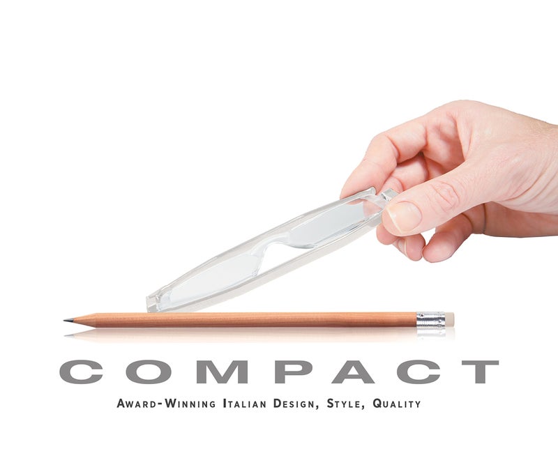 Nannini - 7501 Compact One Optics 1.5 Temples Reading Glass (Crystal) - Image 4